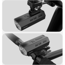 Gaciron Světlo přední RAPTOR-3000 BT Powerbank